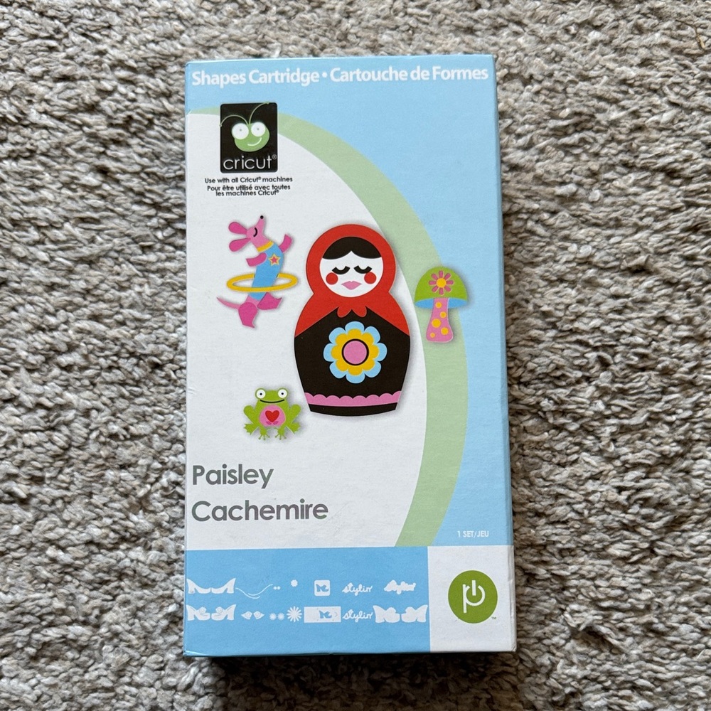 Cricut Paisley Cachemire Cartridge with Vibrant Designs